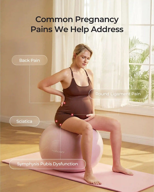 Pregnancy Essential Bundle:Pregnancy Ball & Wide Calf Compression Sports Socks