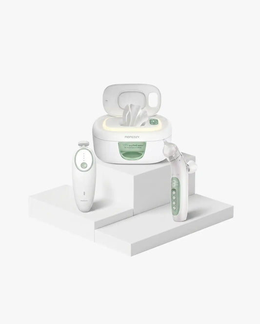 Baby-Care Bundle:Electric Nasal Aspirator & Electric Baby Nail File & Baby Wipe Warmer