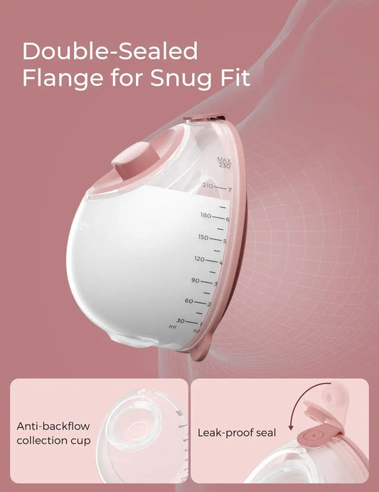 Momcozy Wearable Milk Standard Collection Cup - for Momcozy V Series & Most Traditional Tube-Connected Electric Breast Pumps