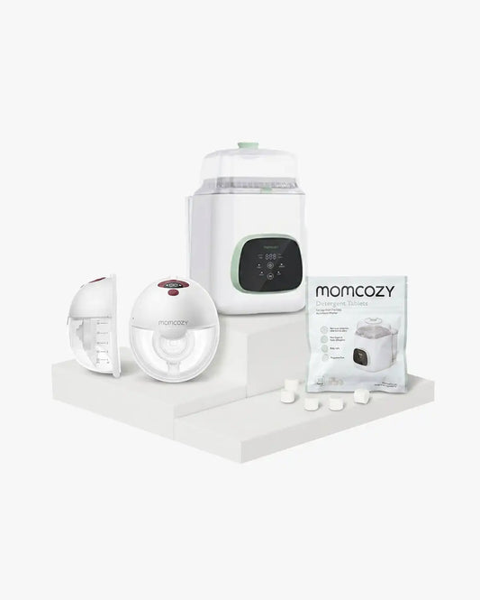 Pump & Clean Bundle: M5 Smart Breast Pump and Bottle Washer and Washing Block