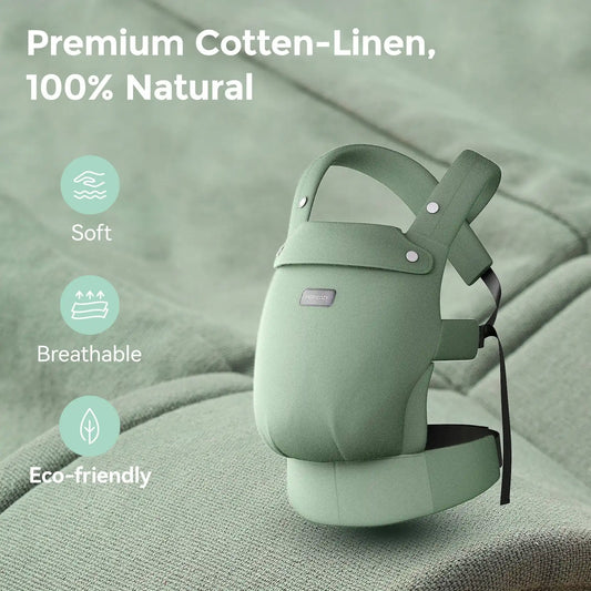 GentleTouch Cotton-Linen Ergonomic Baby Carrier
