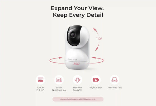 1080p Full HD Camera for Video Baby Monitor BM03 Black