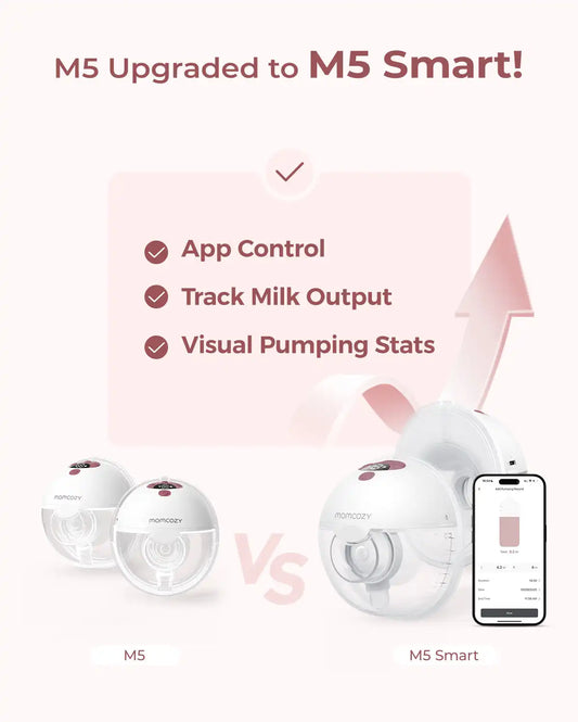 On-the-Go Bundle: M5 Smart Breast Pump and PureHug Baby Carrier