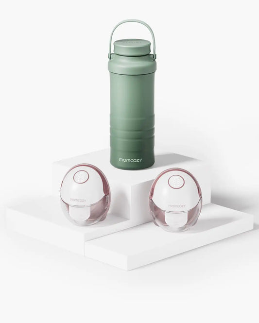 M6 Milk Cooler Bundle: M6 Hands-free Breast Pump and  Portable Baby Bottle Cooler