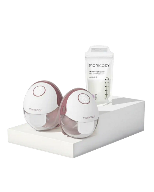 Momcozy Breast Pump M6 + 120 Breastmilk Storage Bags