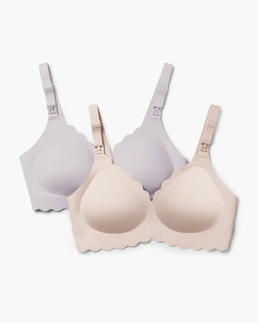 Jelly Strip - Seamless Floral Push up Nursing Bra (2 Pack)